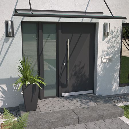 Aluminium-Vordach Marke Portal
